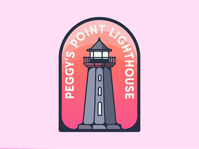 Peggy's Point Lighthouse - Sticker Mule Canada Playoff