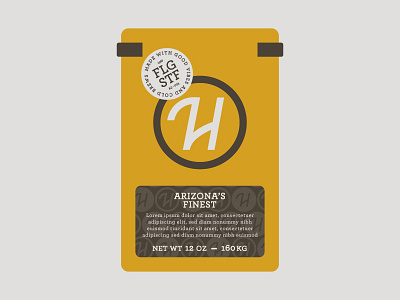 Hooligan Coffee Bag v2 arizona branding coffee bag flagstaff hooligan label packaging roast