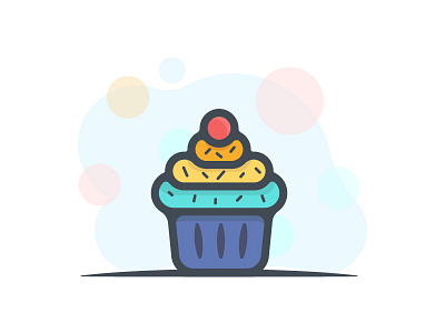 Cupcake bakery cake cupcake food illustration sugar sweet