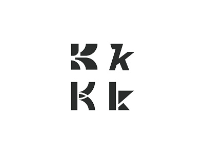 K Marks branding custom icon logo logotype trademark typography word mark