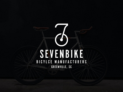 SevenBike Logo Concept bicycle bike branding icon lock up logo