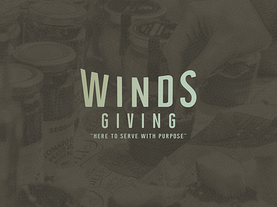 Winds Giving Concept 2 branding giving lock up logo november thanks giving turkey winds