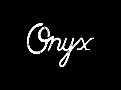 Onyx Lettering custom lettering onyx script scripting type vector