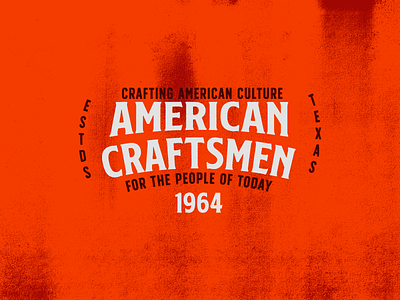 American Craftsmen | Nickson Typeface Experiment 3