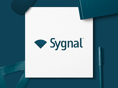 Sygnal Branding branding brandmark logo signal trademark wifi wires