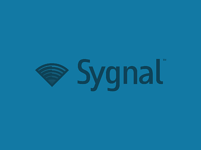 Sygnal branding brandmark logo signal trademark wifi wires
