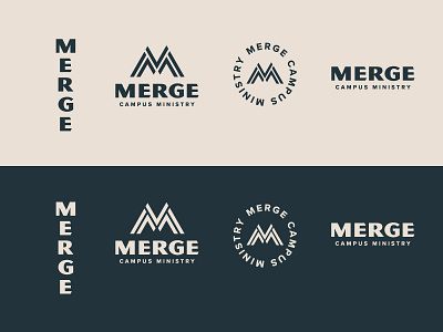 Merge Campus Ministry Branding branding campus college logo merge ministry trademark