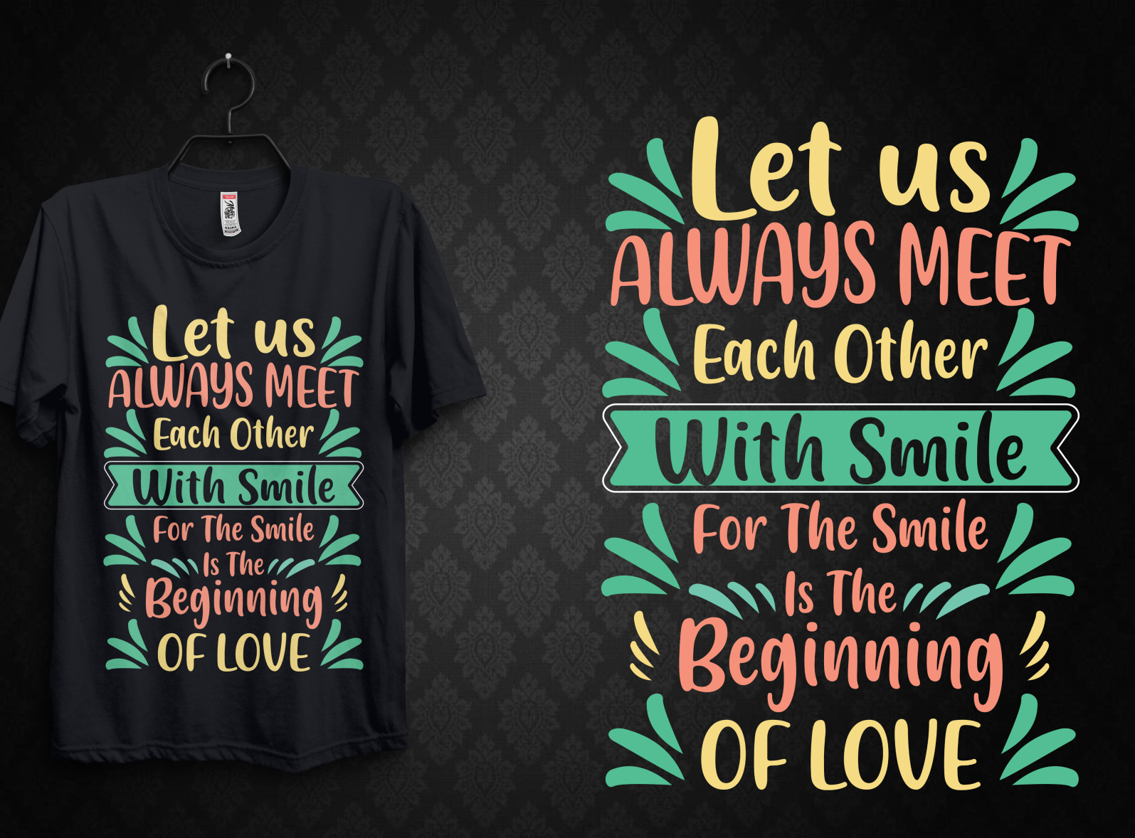 let-us-always-meet-each-other-with-typography-t-shirt-design-by-ak