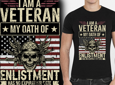 I am a veteran my oath of enlistment_Veteran T Shirt Design t shirt