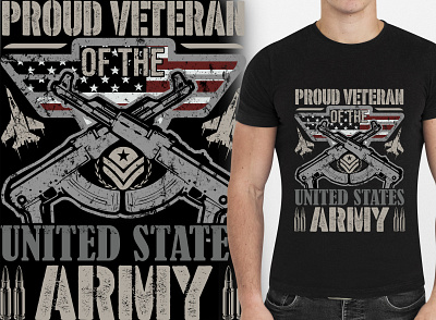Proud veteran of the united states army_Veteran T Shirt Design t shirt