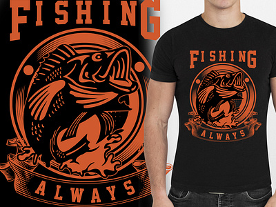 Fishing T Shirt Design