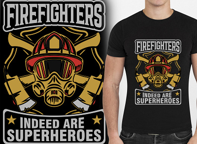 Firefighter T-Shirt Design insignia