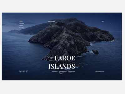 Visit Faroe Islands air application branding design typography ui ux