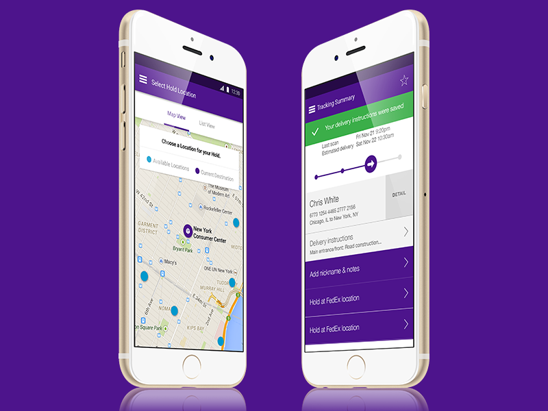 FedEx - Hold At Location by Ryan Gonzales on Dribbble