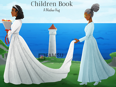 Children Book Illustration A Mother Hug