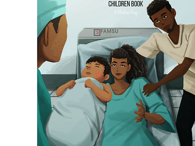 Children Book Illustration A Mother Hug
