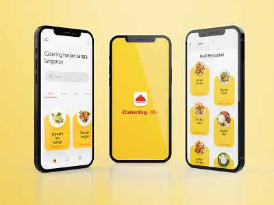 Catering Apps app catering food graphic design mobile phone ui