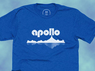Apollo11 Tee Shirt apollo 11 blue clouds rocket space