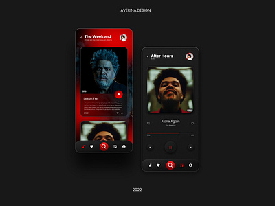 Music app design