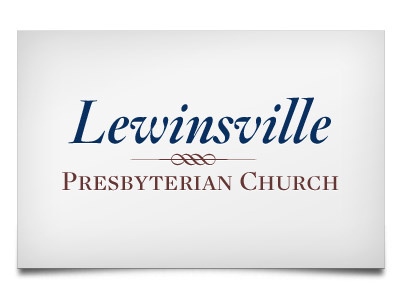 Lewinsville logo rebound typography