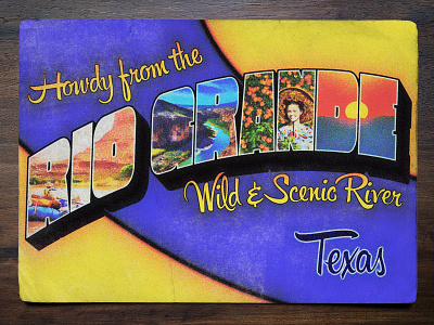 Vintage Postcard: Rio Grande Wild & Scenic River