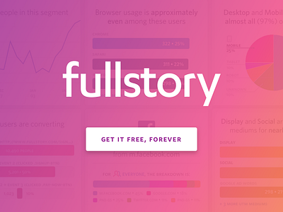 FullStory Free design session replay ui ux