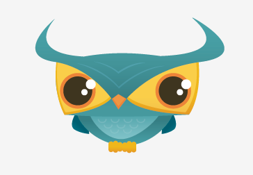 Scooter 2.0 logo mascot owl