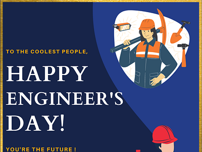 Engineer's day branding design graphic design illustration logo ui vector