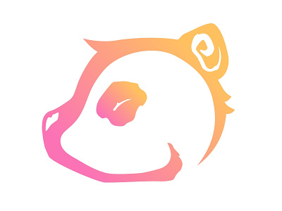 Foxy Logo animal fox gradients logo