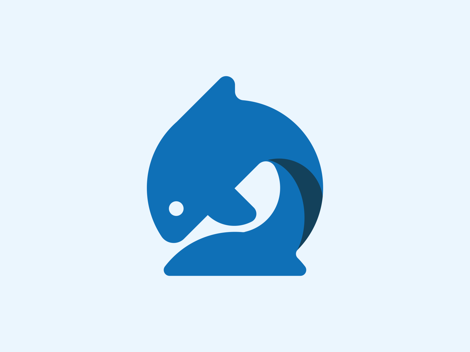 Dolphin Logo by Rizal Alif on Dribbble