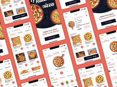 Pizza Customization App UI