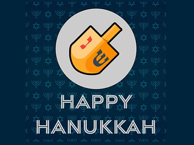 Happy Hanukkah! design graphic design