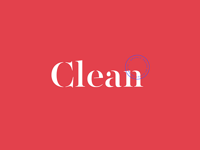Clean Logo Concept clean concept logo modern typography
