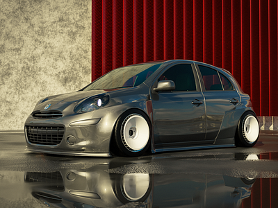 "Marcy Grey" - Custom Nissan March/Micra K13