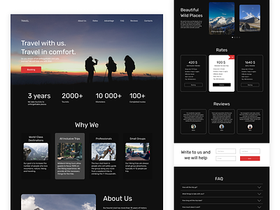 Web Design for a Hike