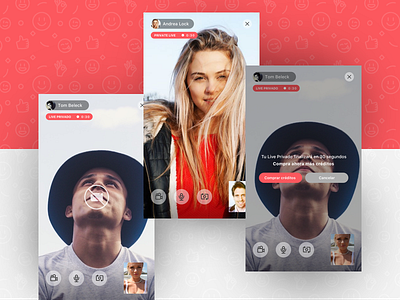 Litchi - Meet your favourite instagramers android app ios ui ux video videocall
