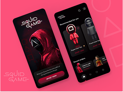 Squid Game Store App UI