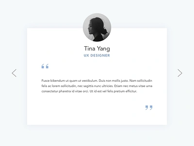 Daily UI #039 dailyui dailyui039 testimonials