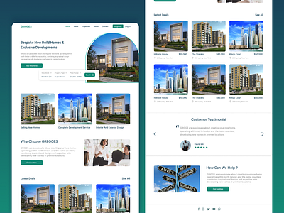 Property Development adobe xd branding design figma illustration landing page logo ui ux vector website desiner