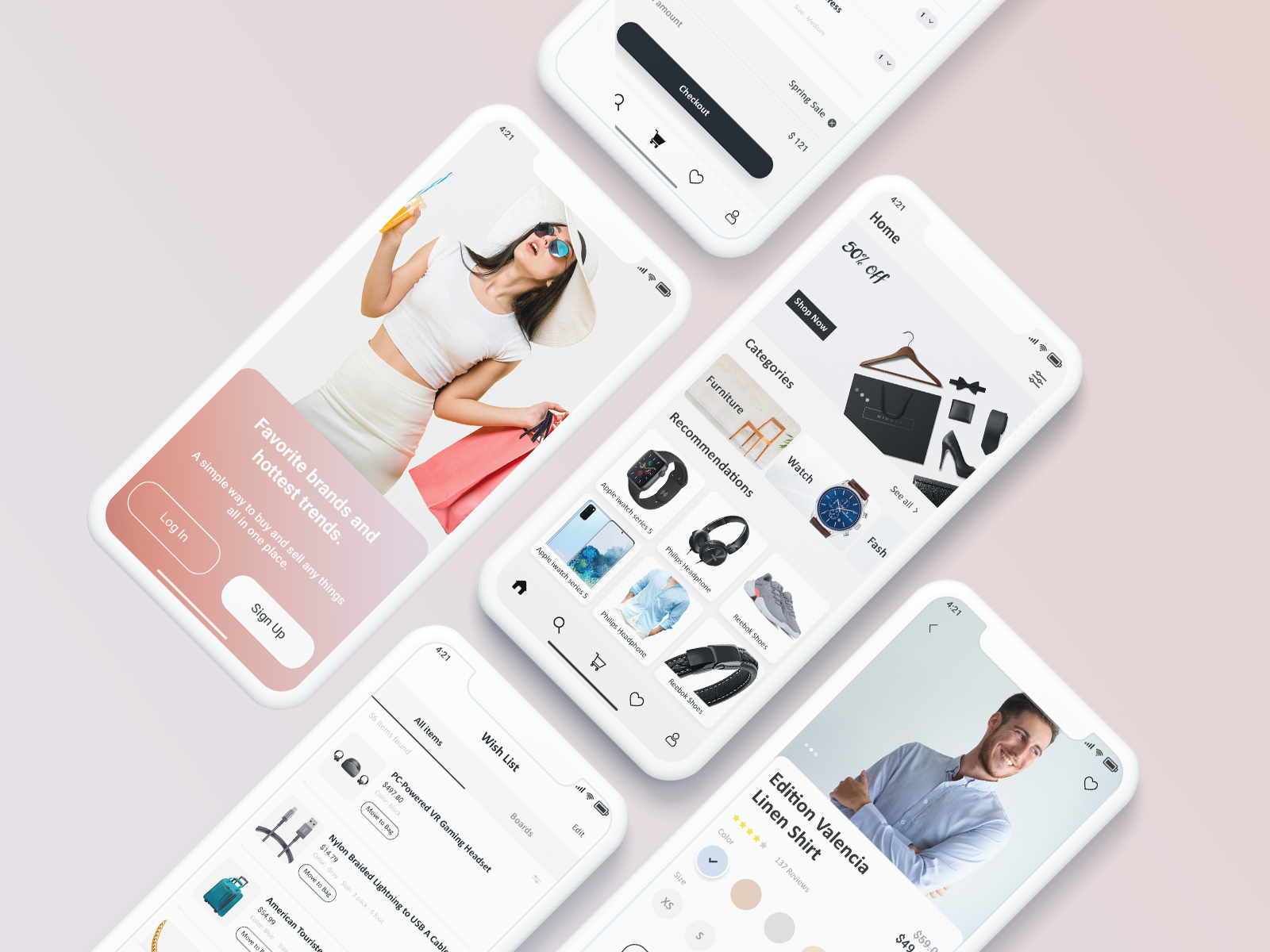 E-commerce mobile app ui ux design by explore studio on Dribbble