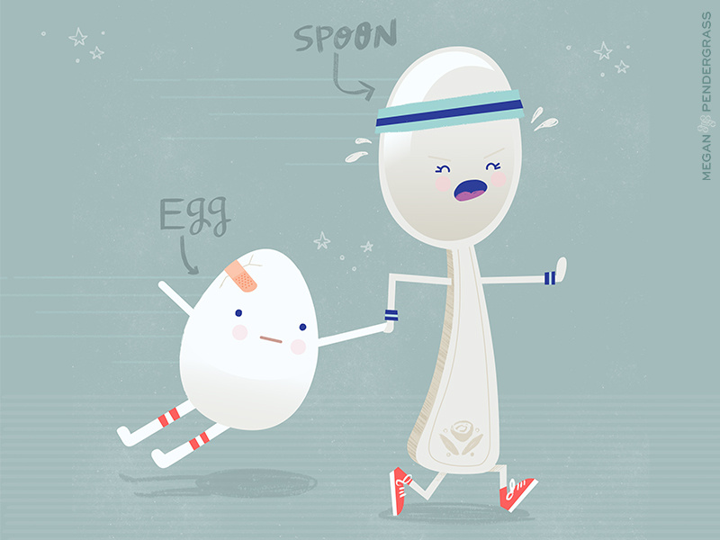 The Egg & the Spoon egg spoon characters childrens book