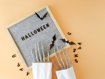 Halloween creative typography