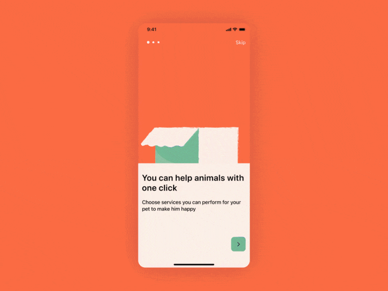 Taily onboarding animation