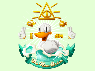 Duck of Providence design duck illuminati providence vectatory