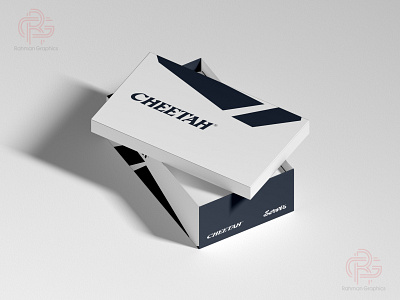 Packaging Design for CHEETAH SHOES branding corrugated box graphic design package design products mockup