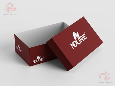 Packaging Design for (N)INDURE SHOES box design branding corrugated box custom design logo package design