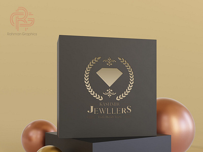 JEWLLER Logo design for Kashmir Jewllers box design branding corrugated box graphic design logo package design