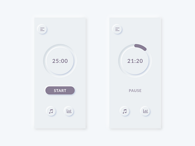 Neumorphic UI neumorphic neumorphism ui