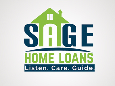 Sage Home Loans New Logo Design design first home home home buyers home loans house loans logo design new house
