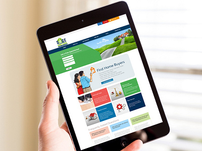 Website Design for Home Loans service provider. home home loan photoshop ui webdesign website design